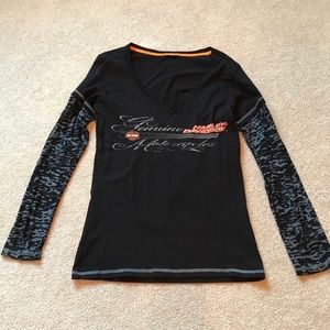 Women’s Long-sleeves Harley Davidson Shirt!